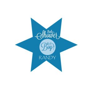 Baby Shower Stickers Boy – Sterontwerp