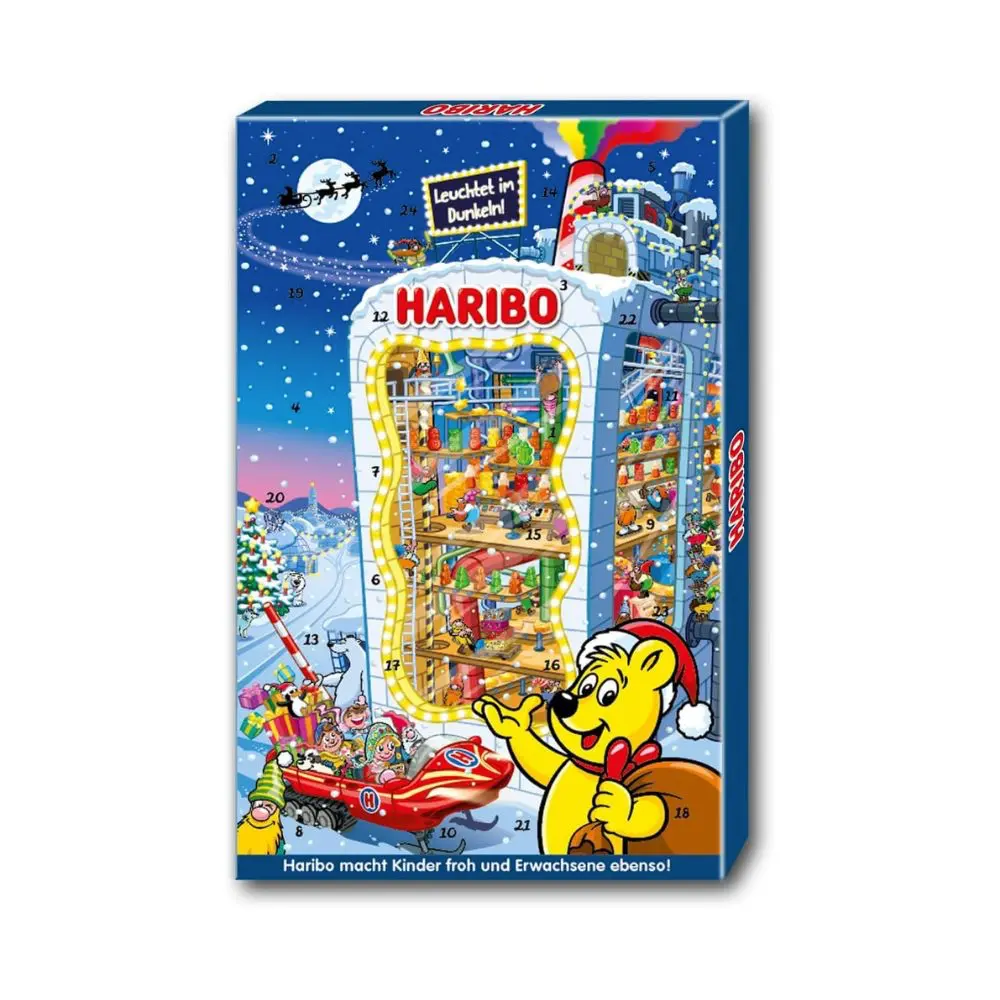Haribo adventskalender 2025 met snoep - Afbeelding 2