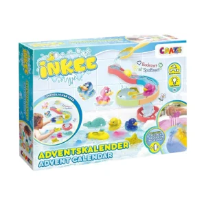 INKEE bad adventskalender met badstiften en bruisballen