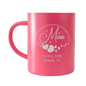 Gepersonaliseerde “Mom” Mok met Persoonlijke Tekst