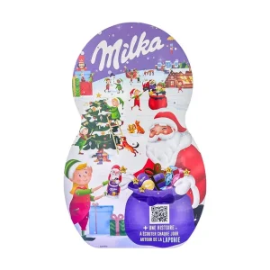 Milka sneeuwpop adventskalender