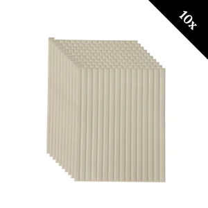 Plaktegel Japandi Cremé langwerpig 2.3mm