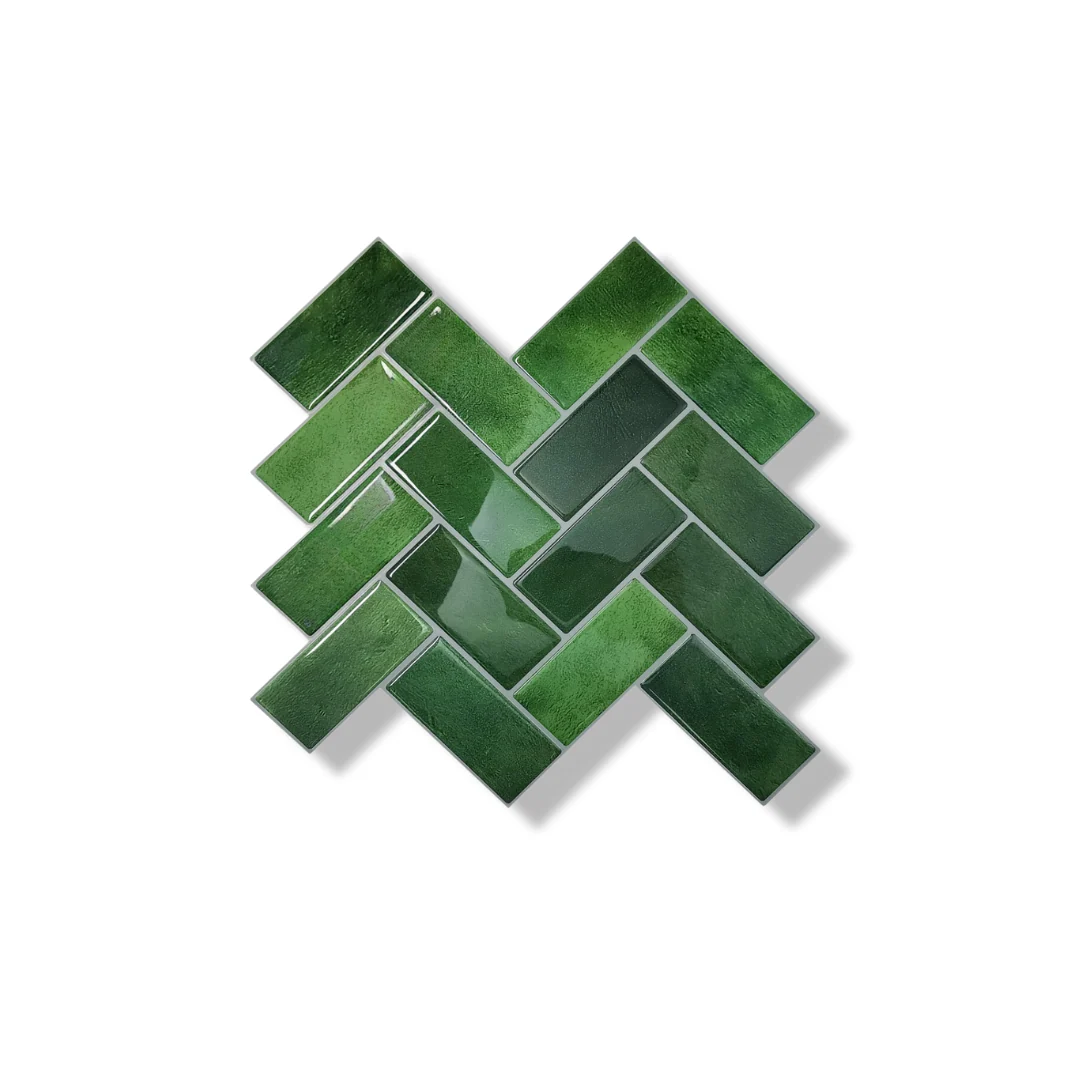 Plaktegel Mossy green visgraat 2.3mm - Afbeelding 3