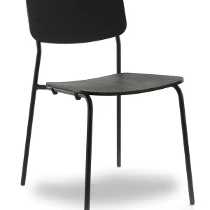Workliving Bianca Eetkamerstoel - Houten Design Zwart Eiken