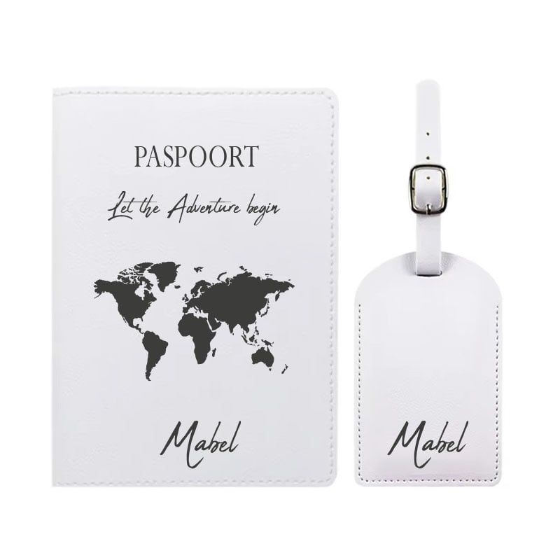 Global Adventure Paspoort & Kofferlabel Set