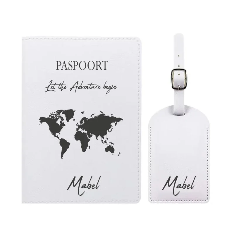 Global Adventure Paspoort & Kofferlabel Set - Afbeelding 2