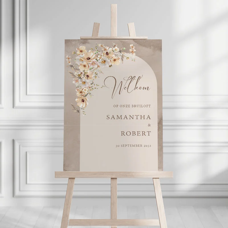 Boho Wild & Natural Welkomstbord