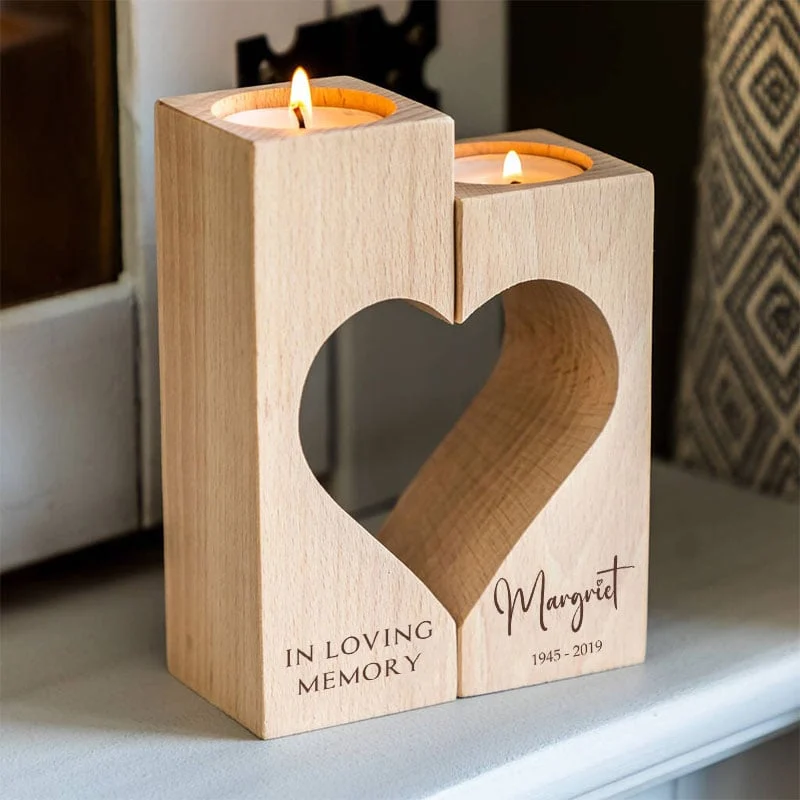 “In Loving Memory” Herdenking Set met Naam - Afbeelding 2