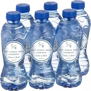 Anti Kater Water Etiketten Spa