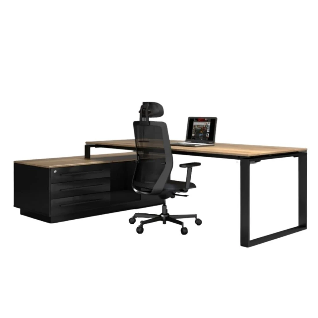 Manhattan L-Directiebureau Hudson Yards 224x180cm Links Halifax