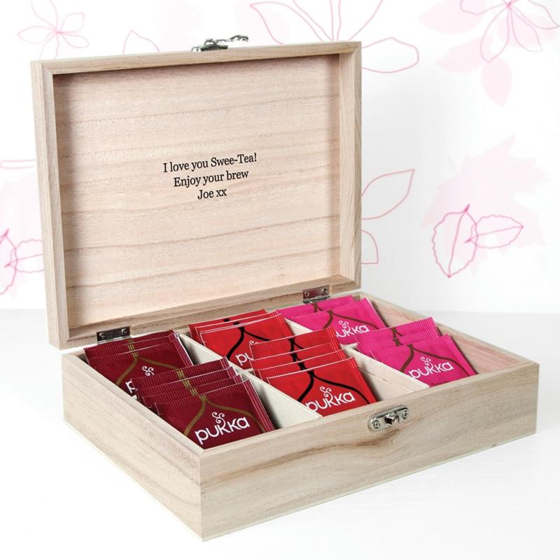 Gepersonaliseerde Theedoos voor Juffen – You Can’t Spell Teacher Without Tea - Afbeelding 3