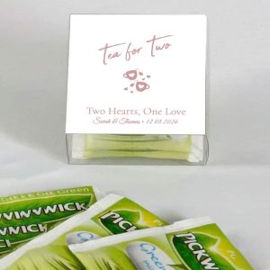 Tea For Two Roze | Romantisch Thee Bedankje