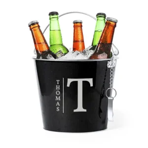 Monogram Bierkoeler met Naam