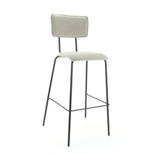 Workliving Barkruk Hoog Bo Society - Boucle Shitake - 82 CM