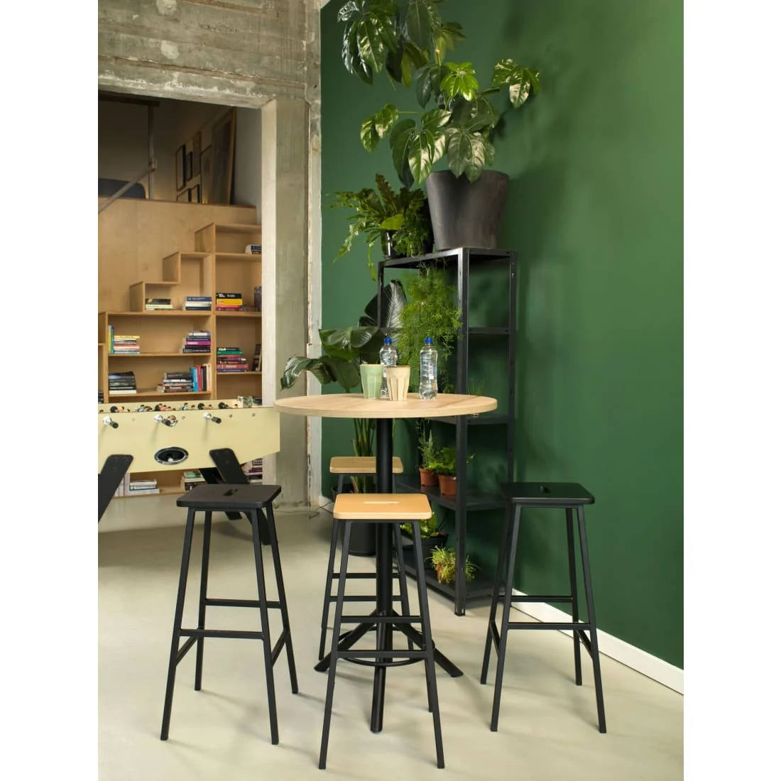 Workliving Barkruk Massief Eiken Bike - 79 CM - Afbeelding 3