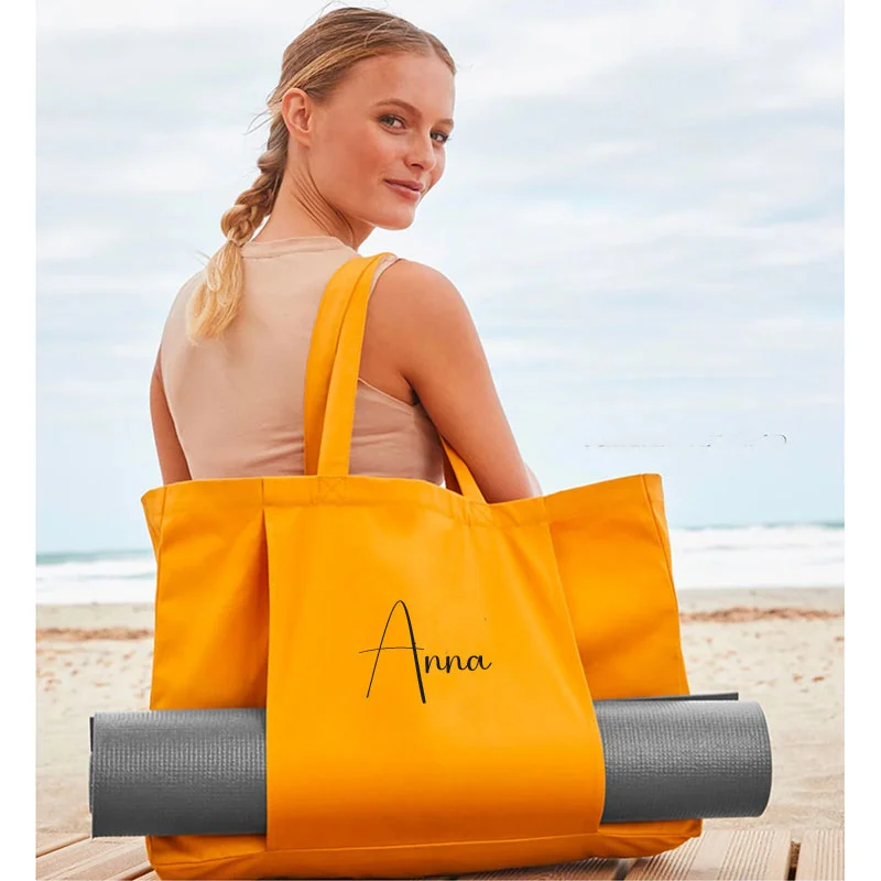 Gepersonaliseerde Yoga Tas van 100% Biologisch Katoen